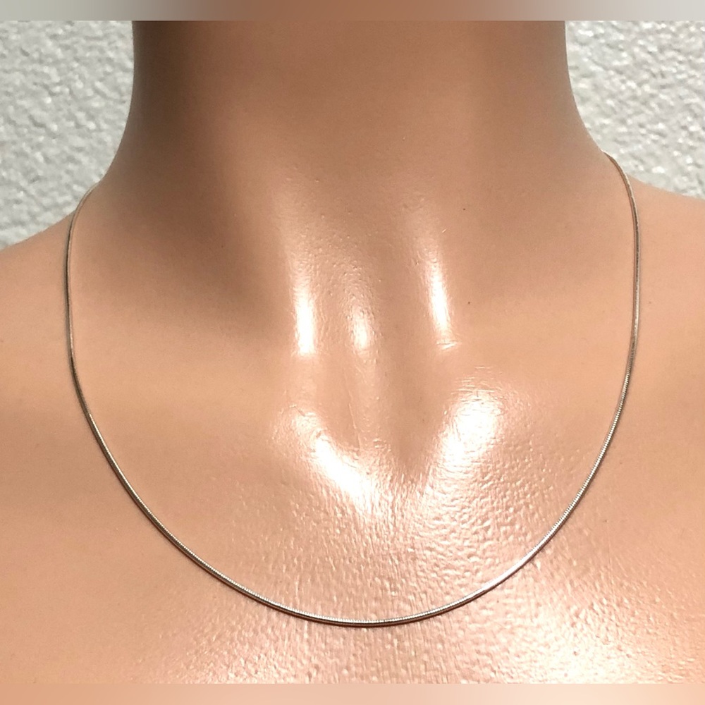 Sterling Silver Snake Chain Necklace